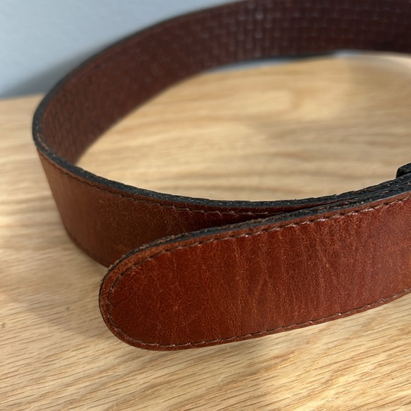 Matex Vintage Leather Women Gold Hardware Belt Concinto 1950 - Picture 15 of 16